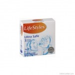 LifeStyles Ultra Safe óvszer 3 db