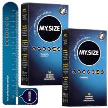 MySize 10 darabos kondom csomag, a méretes óvszer a tökéletes
