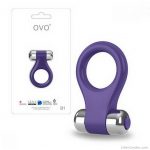 OVO B1 vibrációs péniszgyűrű lila színben