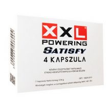 XXL Powering Satisfy potencianövelő kapszula férfiaknak 4 és 8 db-os